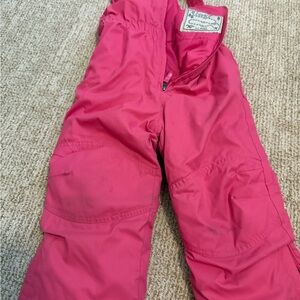 L L Bean Pink Snow Pants